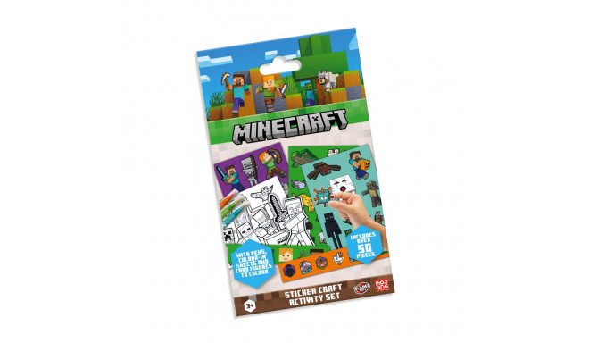 Minecraft uzlīmju aktivitāšu komplekts