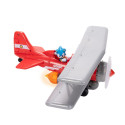 SONIC plane Tornado Biplane with Sonic figure