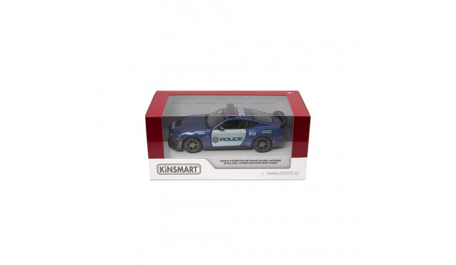 KINSMART Die-cast model 2024 Ford Mustang Dark Horse (Police/Firefighter), scale 1:38