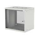 INTELLINET 19inch Wallmount Cabinet 9U Flatpack 487 x 540 x 400 Flatpack grey IP20-Rated Housing