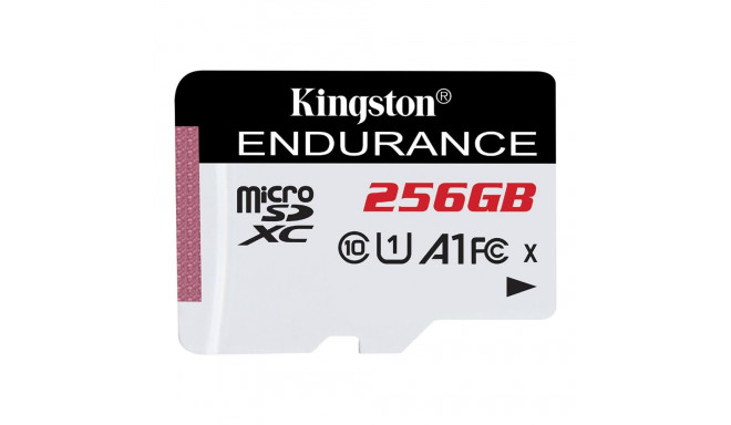 KINGSTON 256GB microSDXC Endurance 95R/45W C10 A1 UHS-I kaart