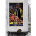 Infrapuna radiaator - painduv kütepaneel 430W TRIO muster 8 vein, mõõtmed 100x57cm koos regulaatorig