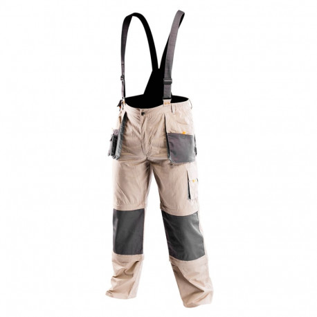 Spodnie robocze na szelkach 6 w 1 COTTON, rozmiar L/52