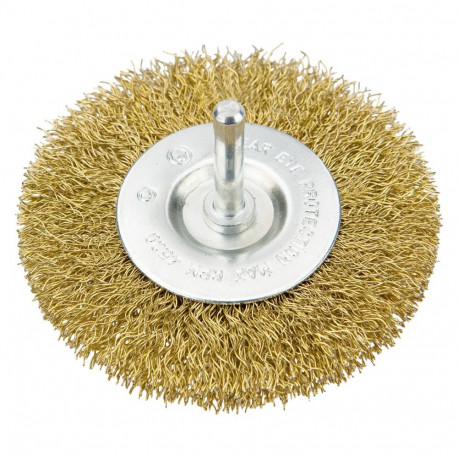 Szczotka druciana tarczowa z trzpieniem 100 mm