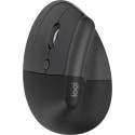 Logitech Lift hiir, must, vasakukäeline