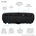 Epson EH-LS12000B 3LCD 4K PRO-UHD -Laser-kotiteatteriprojektori