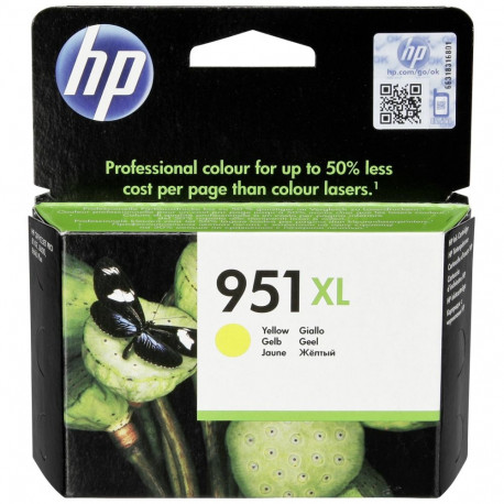HP 951XL -mustekasetti, keltainen