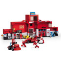 BLOCKS SLUBAN RACING CAR STATION 557 PCS