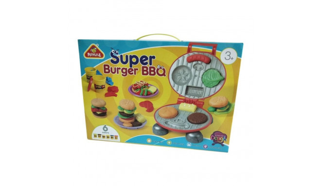 POLYMER CLAY SET SUPER BURGER BBQ