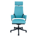 Task chair DELPHI teal blue