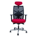 Task chair TUNE dark red/black