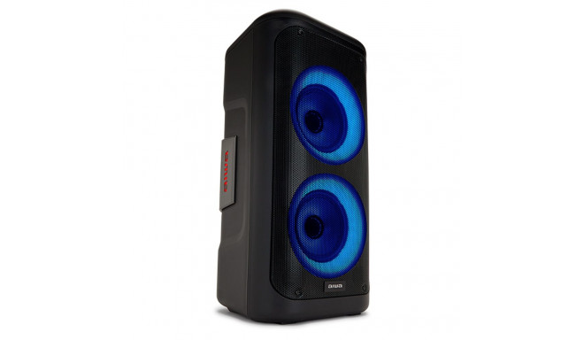 Party Trolley Speaker 350W (40W RMS) with Hyperbass, Karaoke & Disco Lightning