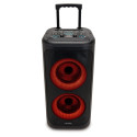 Party Trolley Speaker 350W (40W RMS) with Hyperbass, Karaoke & Disco Lightning