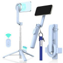 Araree Selfie Stick Bluetooth Magfie Pod Blue MagSafe Tripod AR60-01727C