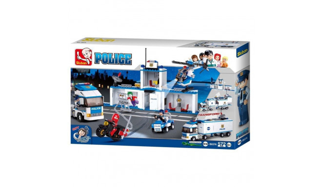 BLOCKS SLUBAN POLICE TRUCK 572 PCS