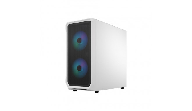 Fractal Design | Focus 2 | Side window | RGB White TG Clear Tint | Midi Tower | Power supply include