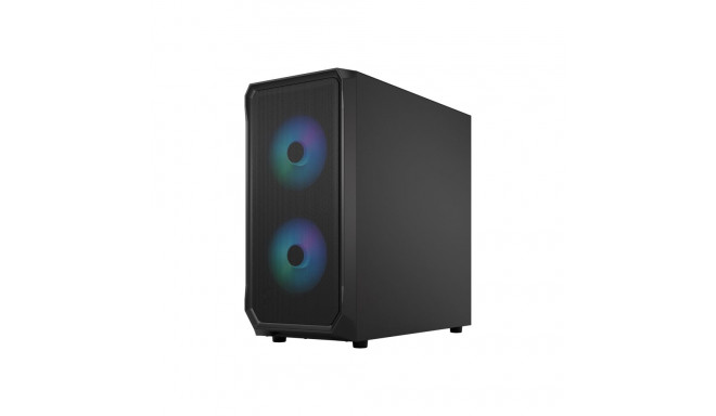 Fractal Design | Focus 2 | Side window | RGB Black TG Clear Tint | Midi Tower | Power supply include