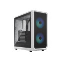 Fractal Design | Focus 2 | Side window | RGB White TG Clear Tint | Midi Tower | Power supply include