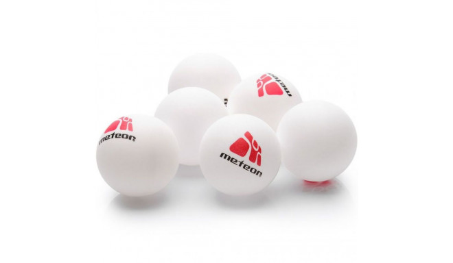 A set of 6 ping pong balls Meteor 15028