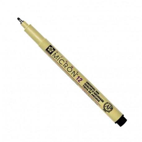 Tindipliiats SAKURA Pigma Micron  12 0,7mm must ARHIVEERIMISKINDEL