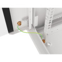 RACK CABINET 19" WALL-MOUNT 9U/600X450 FOR SELF-ASSEMBLY WITH METAL DOOR GREY LANBERG (FLAT PACK)