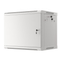 RACK CABINET 19" WALL-MOUNT 9U/600X450 FOR SELF-ASSEMBLY WITH METAL DOOR GREY LANBERG (FLAT PACK)