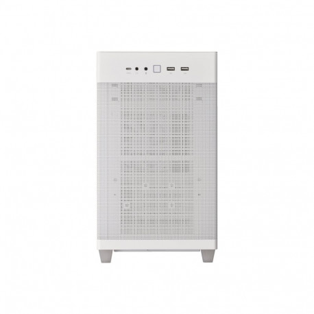 ASUS AP201 PRIME mATX CASE MESH TG WHITE