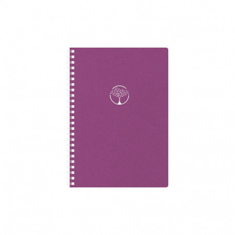 Raamatkalender UNIKA Spiral Kartong Nädal H roosa 2026a