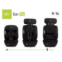 4Baby carseat GO-FIX 76-150CM black I-SIZE