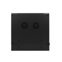 Lanberg WF02-6606-10B rack cabinet 6U Wall mounted rack Black