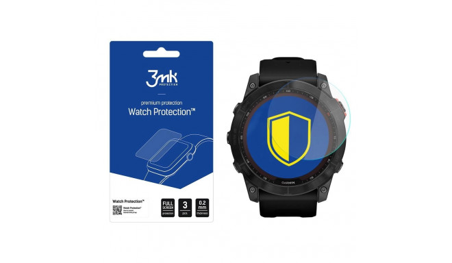 Tempered Glass 3mk Watch Protection FlexibleGlass for Garmin Fenix ​​7X (51mm)