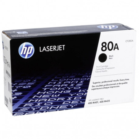 HP 80A laservärikasett must