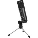 LORGAR Soner 313, Gaming Microphone, USB condenser microphone with Volume Knob & Echo Knob, Frequenc