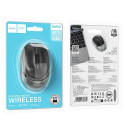 HOCO computer wireless mouse 2,4G 1600 dpi GM34 black metal gray
