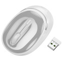 HOCO computer wireless mouse 2,4G 1600 dpi GM34 gray white