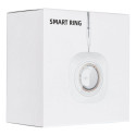 Smart Ring R11M - smart steel ring with charging box Size 8 (18,1mm) black