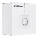 Smart Ring R11M- smart steel ring with charging box Size 7 (17.3mm), gold