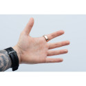Smart Ring R11M- smart steel ring with charging box Size 7 (17.3mm), gold