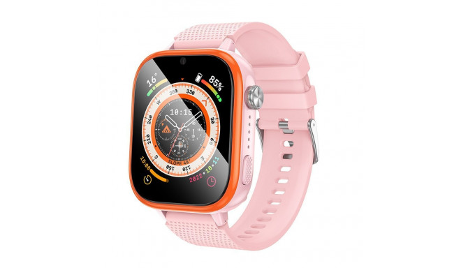 Smartwatch for kids Hoco 1,83" 4G GPS with call function Y101 pink