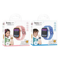 HOCO smartwatch for kids with call function 4G Y101 pink