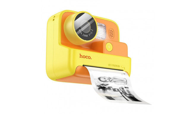 Digital kids camera with printer Hoco 1MP 2,0" HD Ready DV200 yellow
