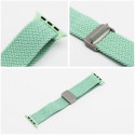FORCELL F-DESIGN FA02 nylon magnetic strap for APPLE Watch 42 / 44 / 45 / 49 mm pistachio