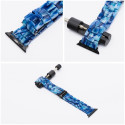FORCELL F-DESIGN FA04 marble textured resin strap for APPLE Watch 38 / 40 / 41 mm blue