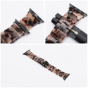 FORCELL F-DESIGN FA04 marble textured resin strap for APPLE Watch 42 / 44 / 45 / 49 mm brown