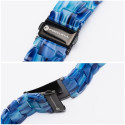 FORCELL F-DESIGN FA04 marble textured resin strap for APPLE Watch 38 / 40 / 41 mm blue
