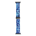 FORCELL F-DESIGN FA04 marble textured resin strap for APPLE Watch 38 / 40 / 41 mm blue