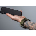 FORCELL F-DESIGN FA05 nylon strap for APPLE Watch 42 / 44 / 45 / 49 mm green