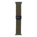 FORCELL F-DESIGN FA02 nylon magnetic strap for APPLE Watch 42 / 44 / 45 / 49 mm dark olive green