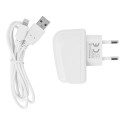 BLUE STAR LITE travel charger 1A 5W USB A + cable USB A to Lightning TFK-TC-1095B white