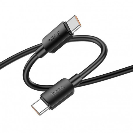Cable USB C to USB C Hoco PD 6A 100W 1 m X96 black